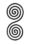 double spiral logo